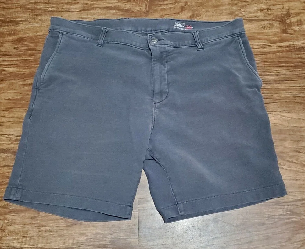 Faherty Shorts Mens 36 Gray All Day Chino Stretch